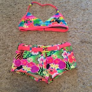 Girls multi colored bikini
