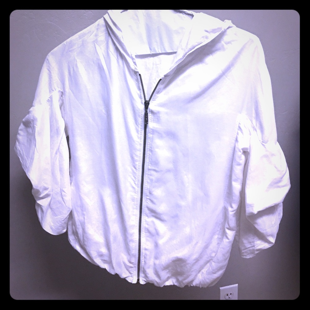 White cotton jacket