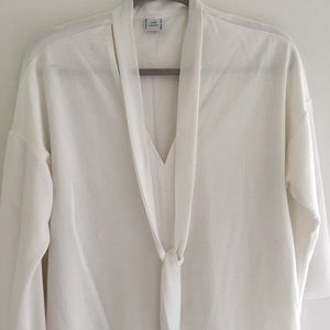 Zara Blouse - White with Necktie Zara Blouse - White with Necktie
