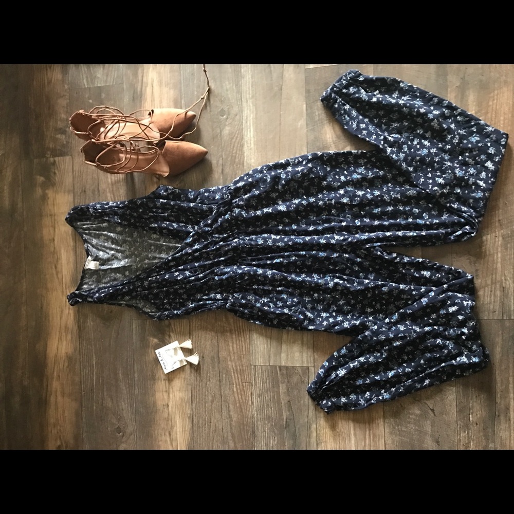 SOLD Floral Jumpsuit