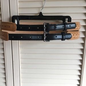 BCBG Belt - Black and Tan