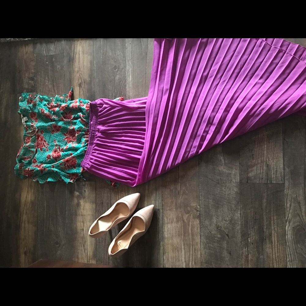 SOLD Purple Maxi Skirt