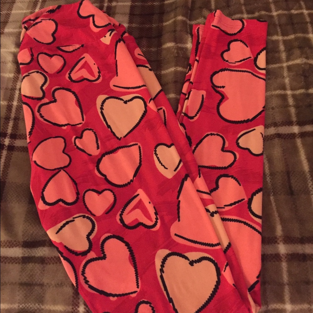 LulaRoe OS Valentines 2017 leggings