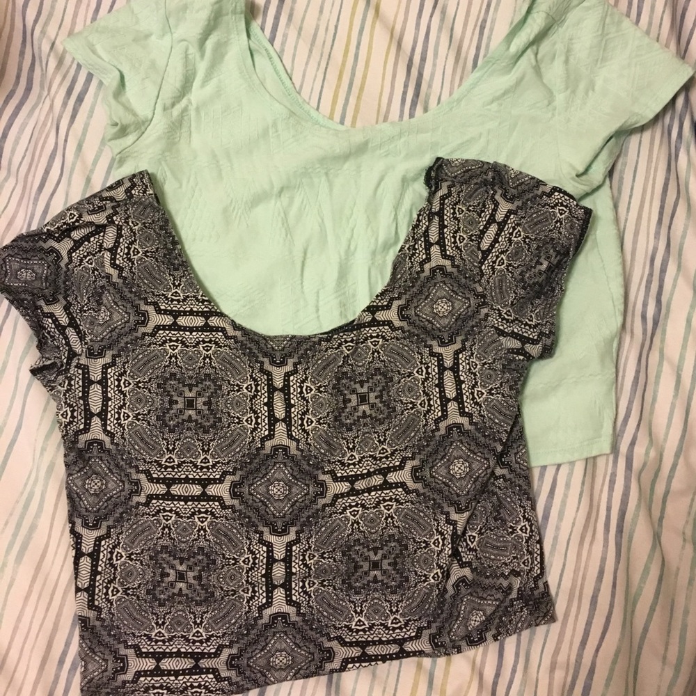 2 for 1 crop tops