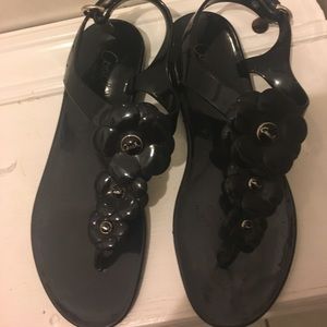 Coach black haylee sandal size 6