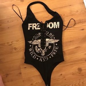 NWT A'gaci body suit S