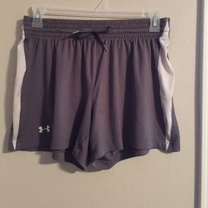Under Armour Gray Athletic Loose Fit Short