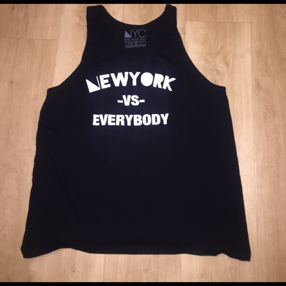 New York vs everybody men's tank top