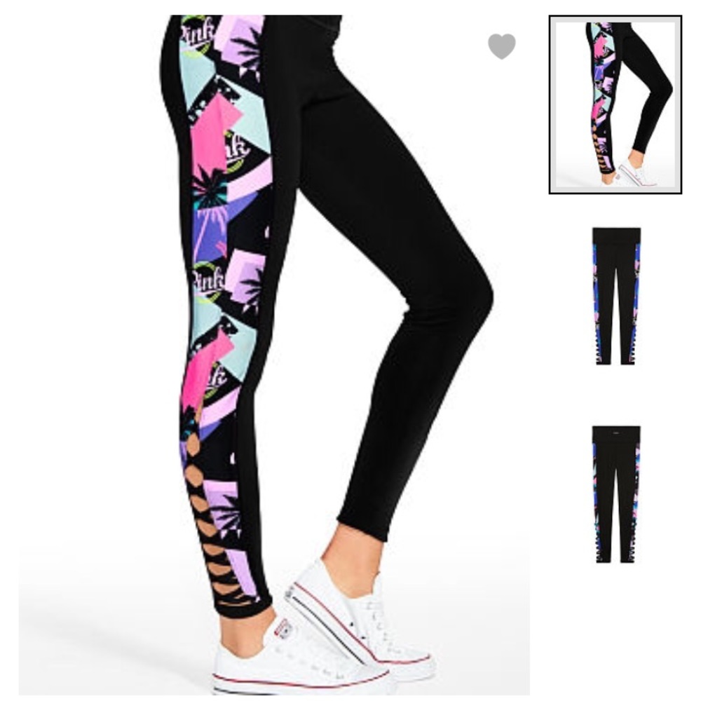 VS pink athletic leggings super cute!!! NWOT