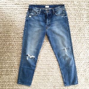 Mother Denim The Cheeky Jean in Twice as Nice Wash