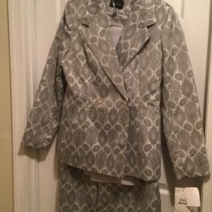 Size 12 - 3 piece pants and skirt suit.
