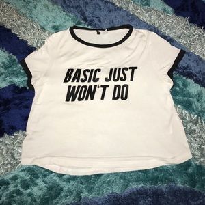 Baggy crop top