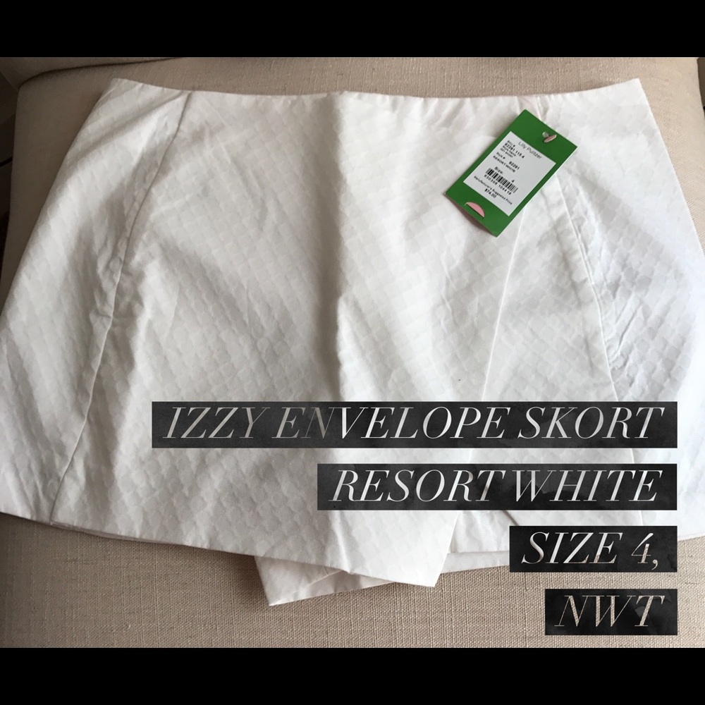 NWT Lilly Pulitzer Izzy Envelope Skort, Size 4