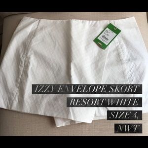 NWT Lilly Pulitzer Izzy Envelope Skort, Size 4
