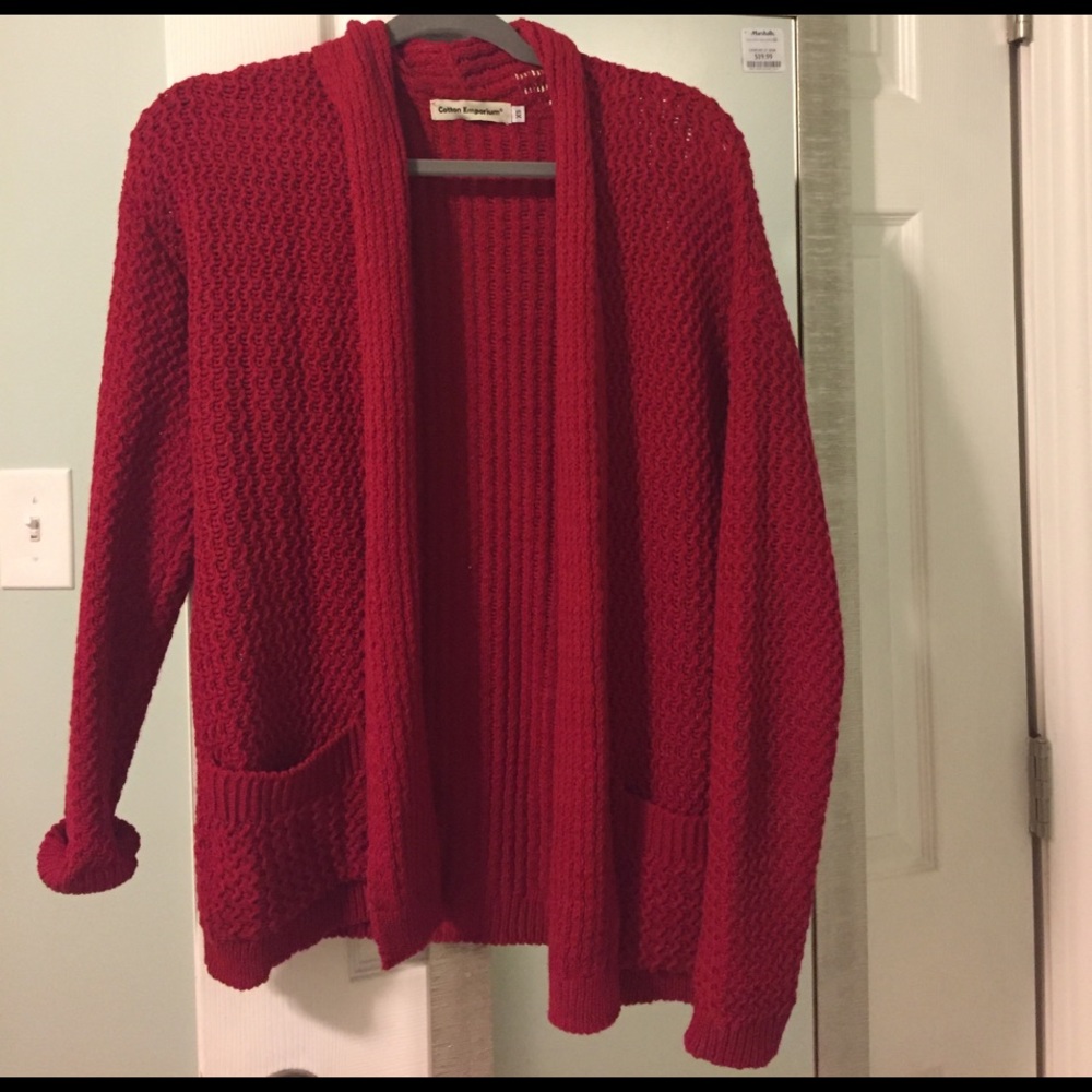 cotton emporium oversized sweater cardigan
