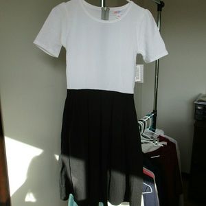 LuLaRoe *brand new* black and white dress