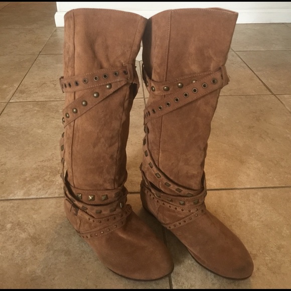 Suede slouch Boots - Picture 1 of 6
