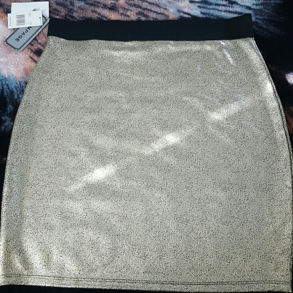 Rampage gold skirt