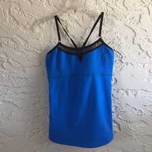 Beyond Yoga Top with Mesh Detailing