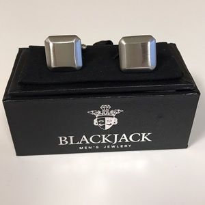Blackjack Stainless Steel Cufflinks Cuff Links New
