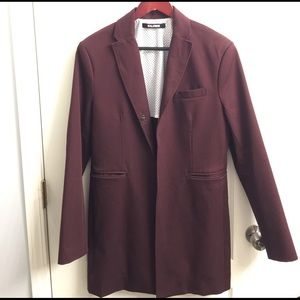 Baldwin Maroon Overcoat