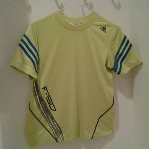 Adidas Shirt Boys F-50 Size: Medium Green Soccer