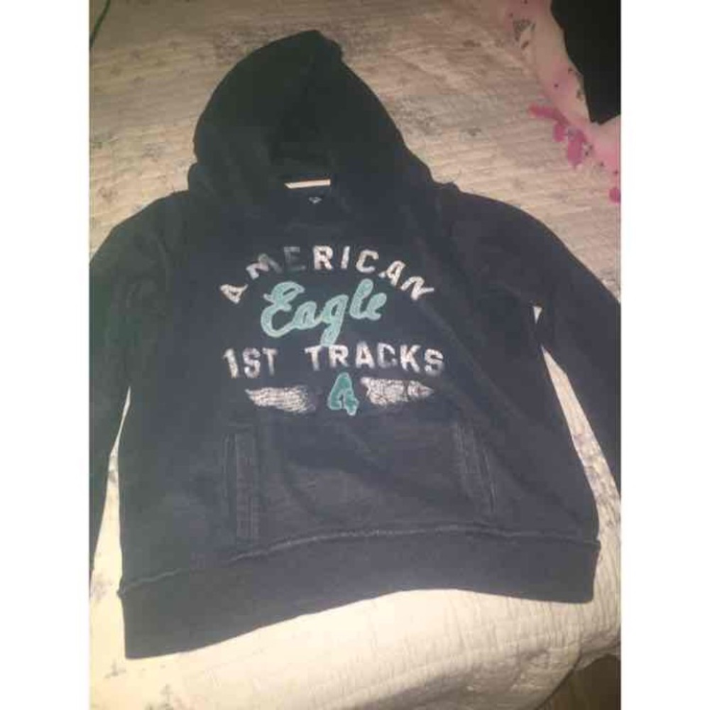 Destressed American Eagle Hoodie