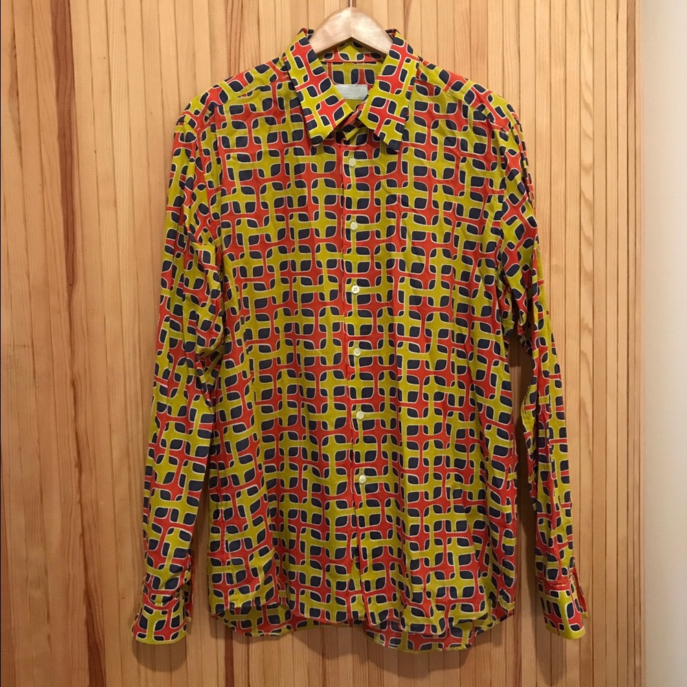 Men's Patterned Prada Shirt