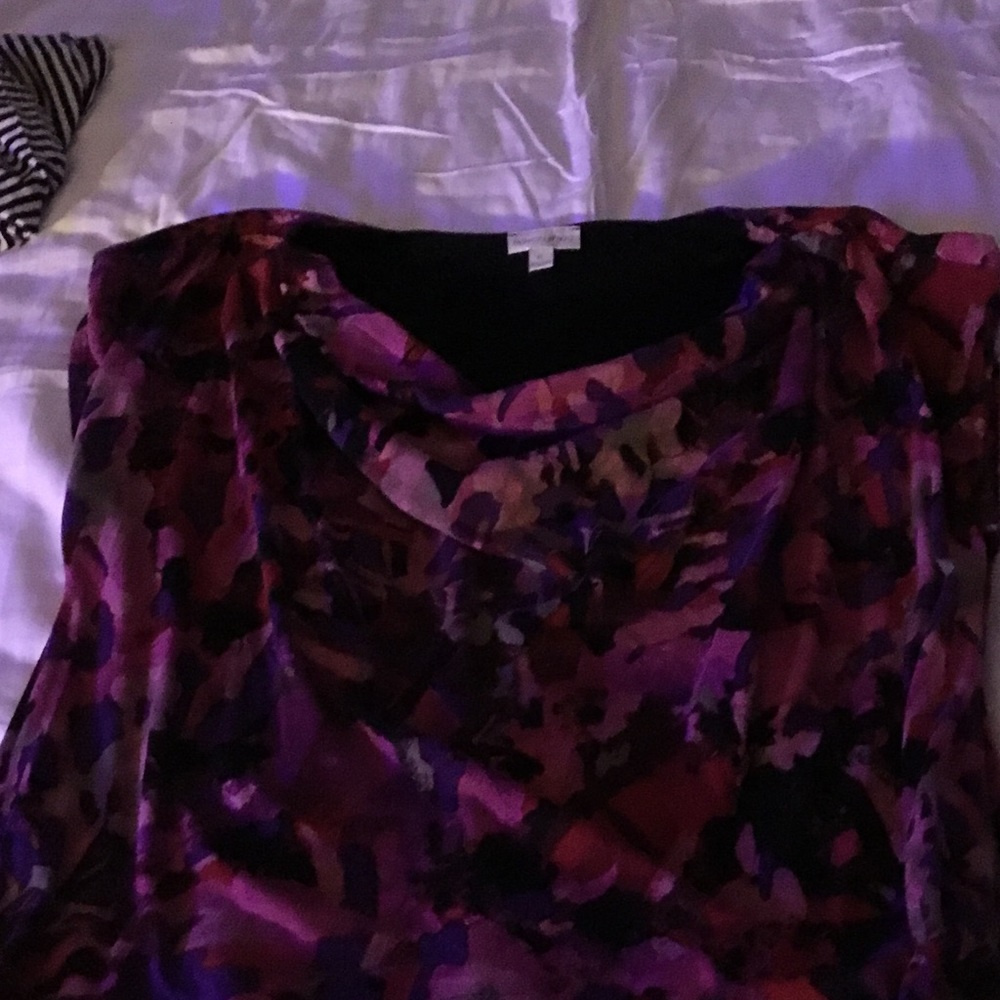 Shirt with overlay
