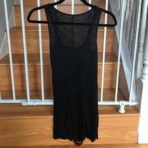 Black dress w/ draped strings