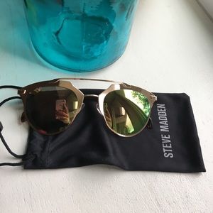 Rose Gold Steve Madden Sunglasses