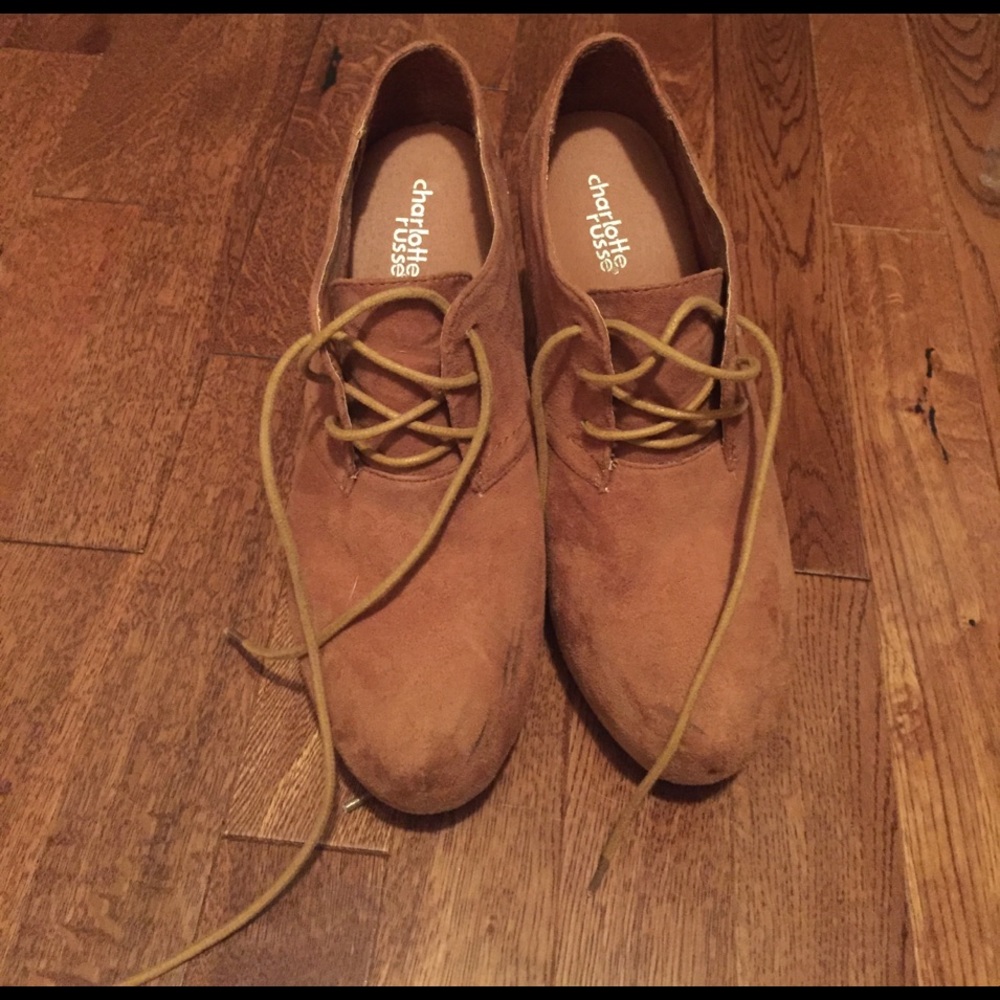 Charlotte Russe tan booties