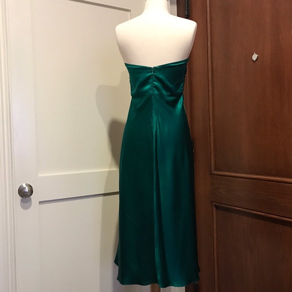 Strapless Silk Midi Dress from Banana Republic - Picture 2 of 7