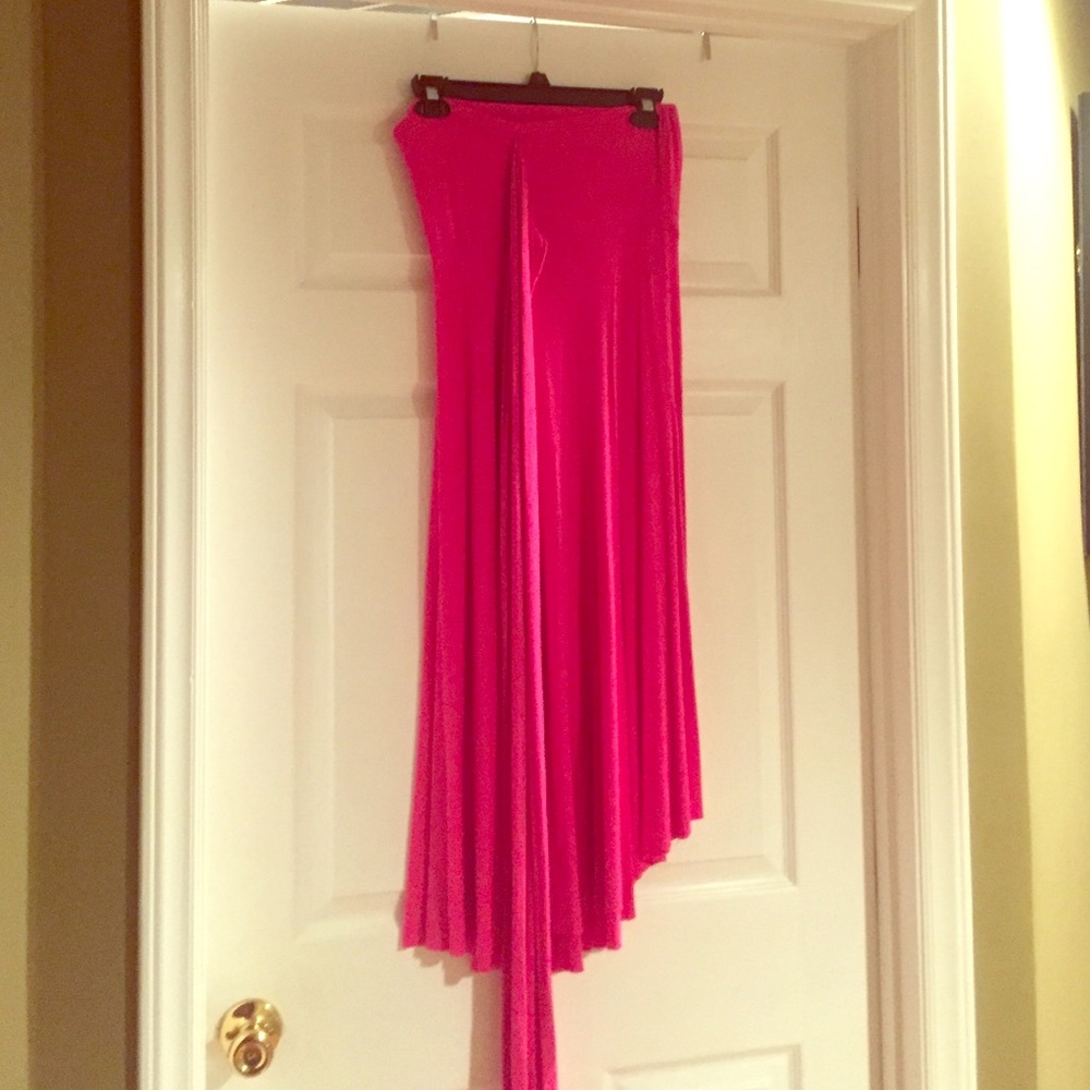 Pink multi dress