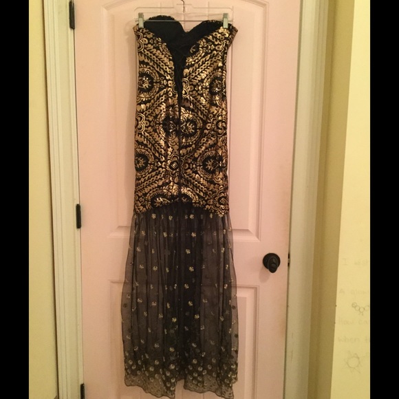 Sequin and Tulle Gown / Prom Dress / Pageant Dress - Picture 3 of 5