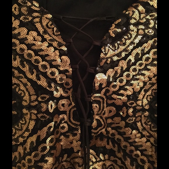 Sequin and Tulle Gown / Prom Dress / Pageant Dress - Picture 4 of 5