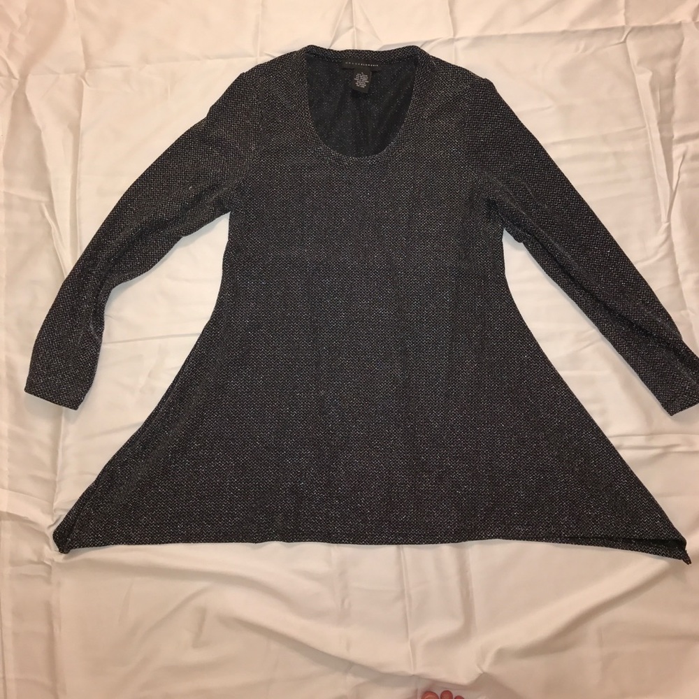 Stunning Sparkle Long Sleeved A-Line Top