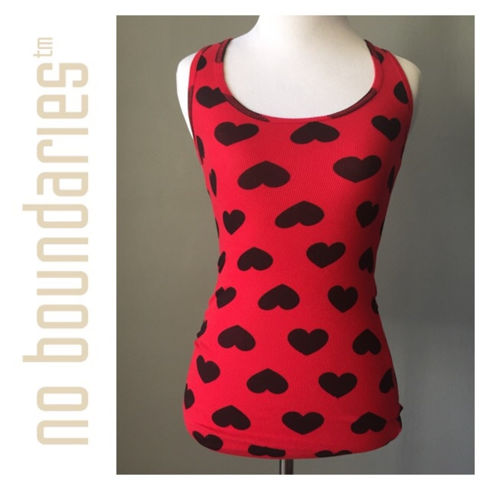 NWOT No Boundaries Racerback Tank Top Small