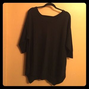 Black sweater 3/4 sleeve
