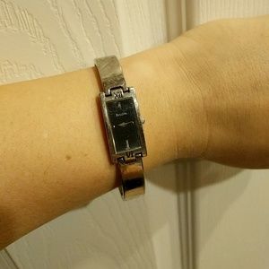 Bulova 96L19 Ladies' Stainless Bangle Watch