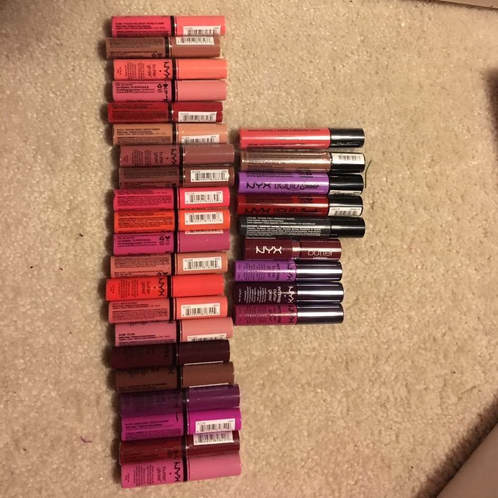 NYX liquid suede butter gloss butler lipstick