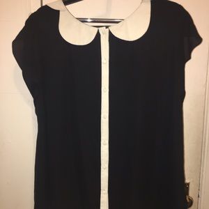 Modcloth Peter Pan collar top! XXL