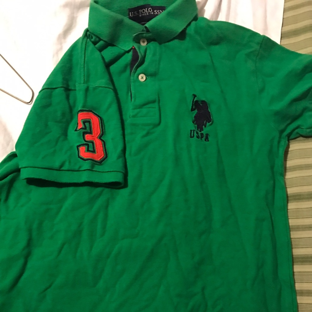 Green polo assn shirt