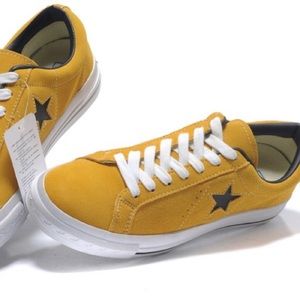 Men's converse one star yellow bird