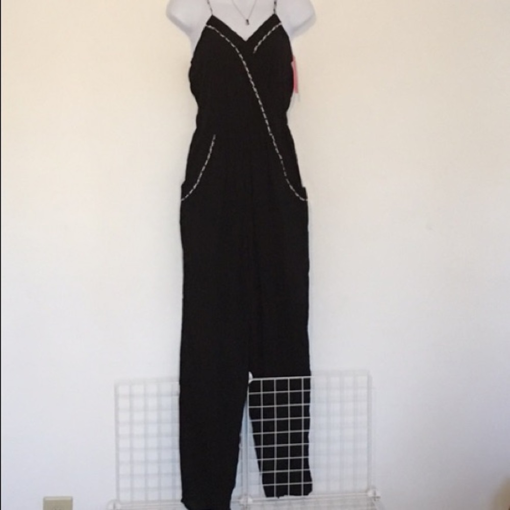 Black one piece jumpsuit