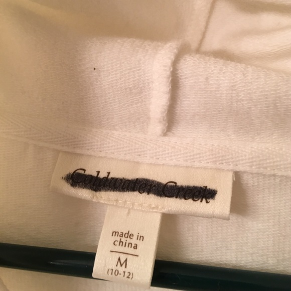 Light cream cold water creek pullover - Picture 2 of 3