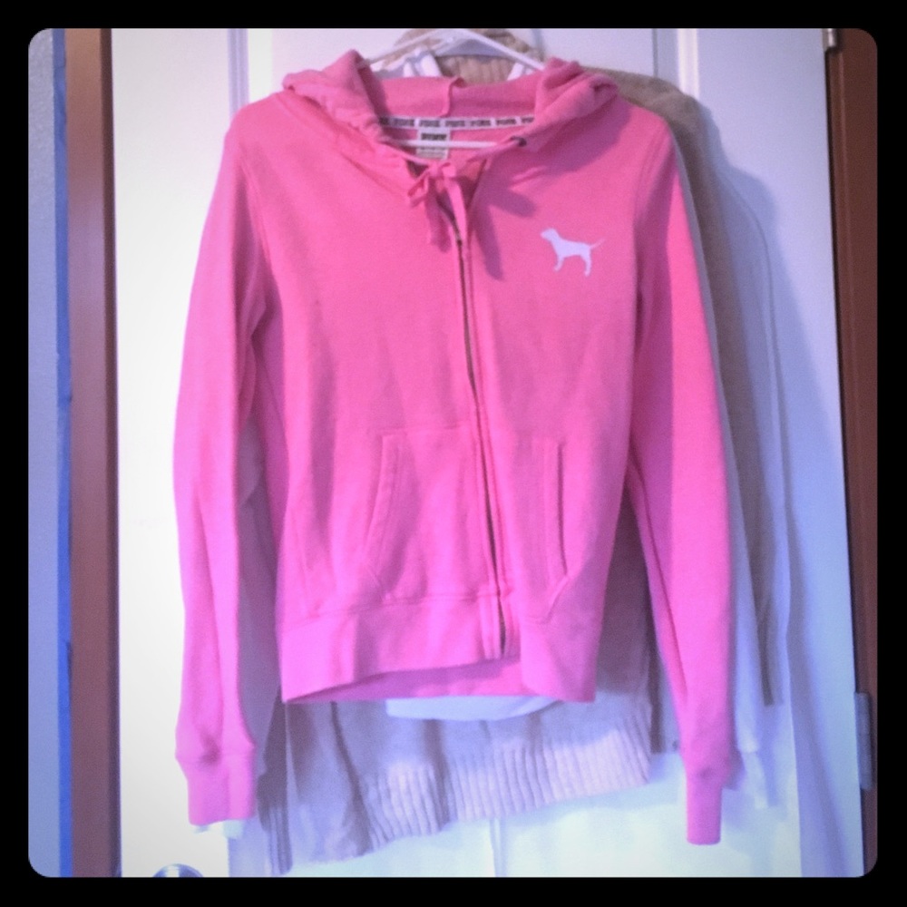 VS pink sweatshirt