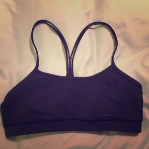 Lulu Lemon sports bra black sm/med mesh like new