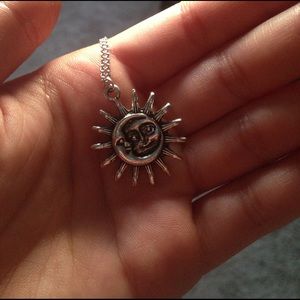 Sun and moon pendant necklace Sun and moon pendant necklace