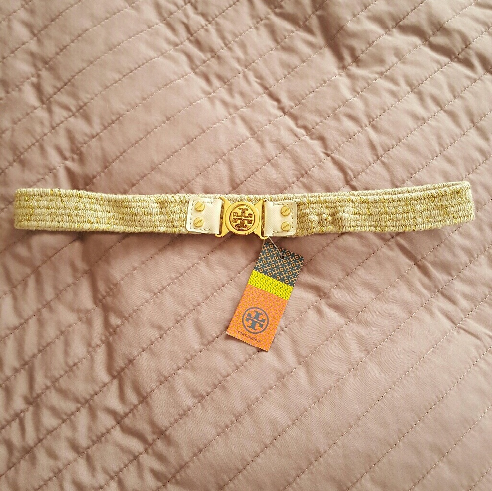 Authentic Tory Burch stretch belt size xs nwt